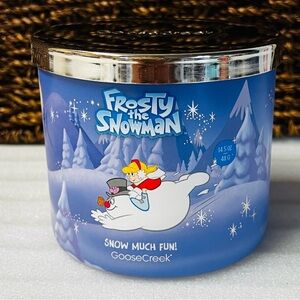 Goose Creek Frosty the Snowman Snow Much Fun 3-Wick Candle  Limited Edition